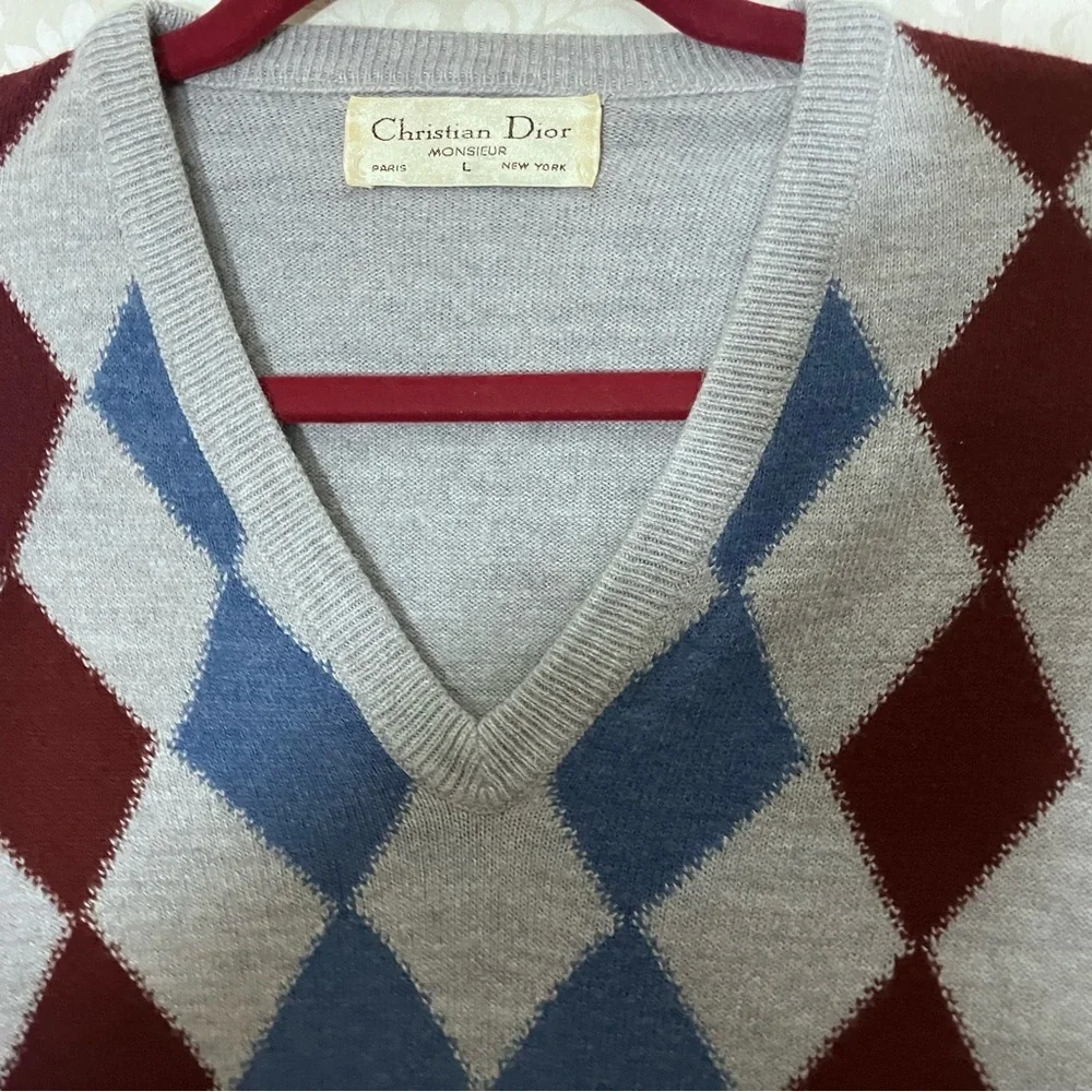 Vintage Christian Dior “Monsieur”  Sweater L